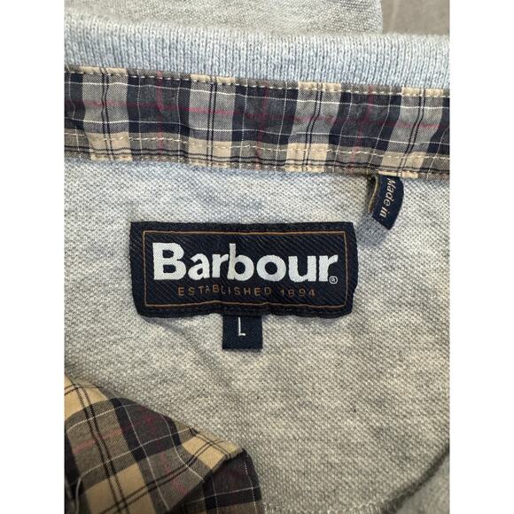Barbour Blaine Tartan Polo Shirt Grey – Men’s L-Heritage Classic Menswear - Picture 5 of 7